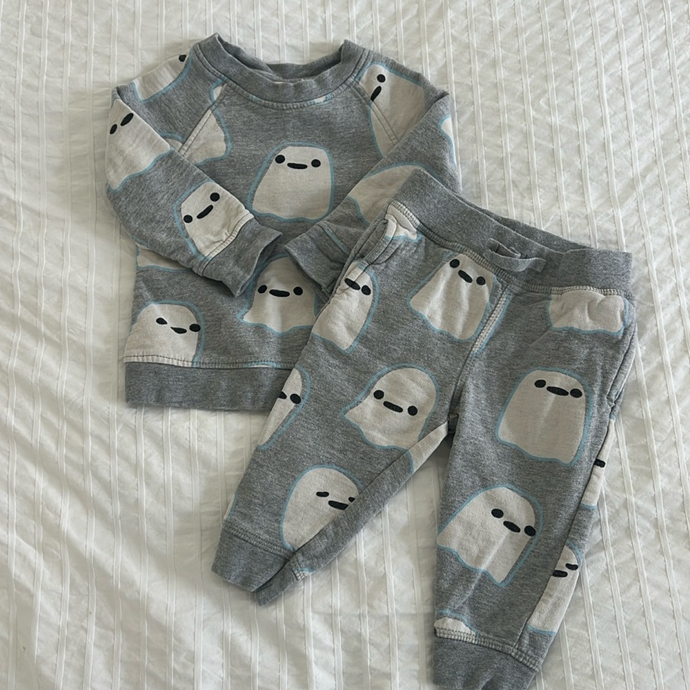 Monica and Andy Limited Edition Friendly Ghost Sweatshirt and Track Pants